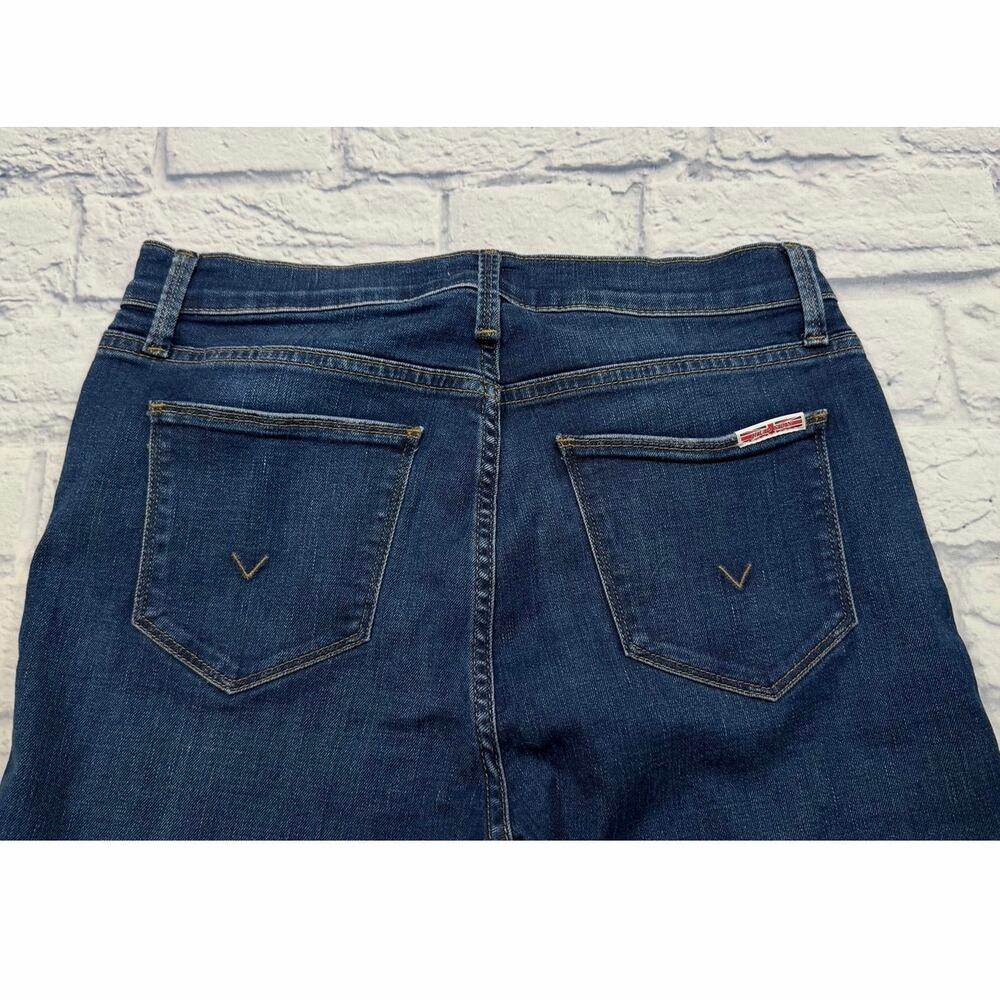 Hudson Blair Cuffed High Rise Straight Cropped Jeans ALYONA Wash Sz 29 J47 - Picture 2 of 6